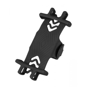 Suport Force din silicon pentru telefon 4 "- 6" pe tija, negru