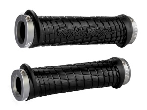 ODI MTB grips Troy Lee Designs Lock-on Black 130mm grey clamps
