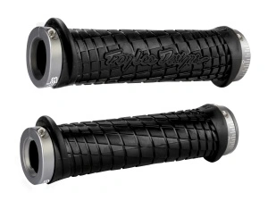ODI MTB grips Troy Lee Designs Lock-on Black 130mm grey clamps