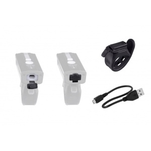 Far fata Force Alert 350LM USB negru - Img 2
