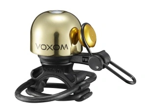 Voxom Bicycle Bell KI20, gold, 22,2-31.8mm