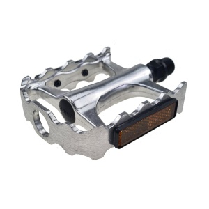Pedale Union SP-160 AM 1-piece aluminiu argintiu filet 9/16"