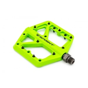 Pedale Sprint Policarbonat cu rulmenti, VERDE