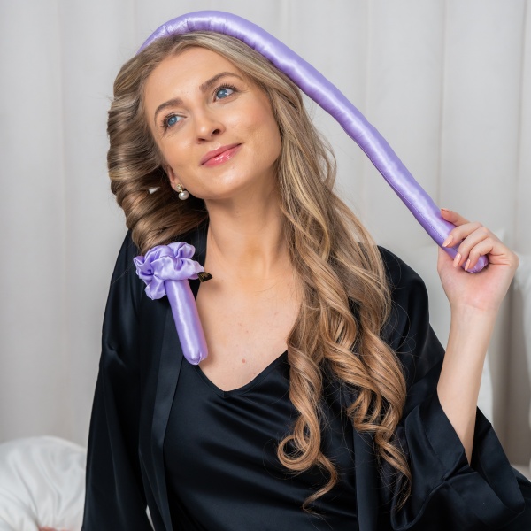 Ondulator fără căldură mătase lila - Img 3