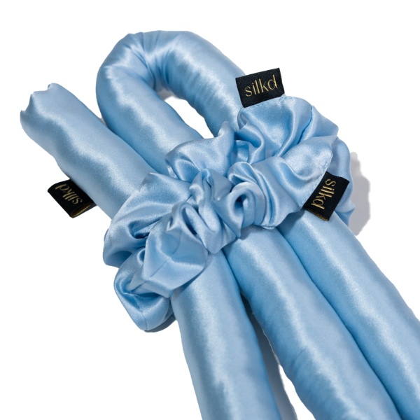 Ondulator fără căldură mătase baby blue - Img 5