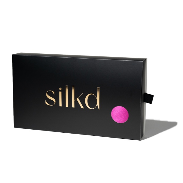 Ondulator fără căldură mătase tip elastic de păr roz fucsia - Img 5