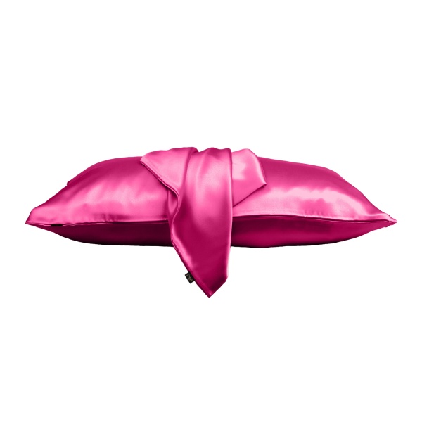 Set fețe de pernă mătase roz fucsia 22 momme - Img 5