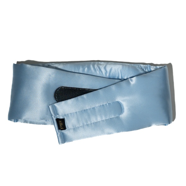 Mască de dormit blackout 3D mătase baby blue - Img 5