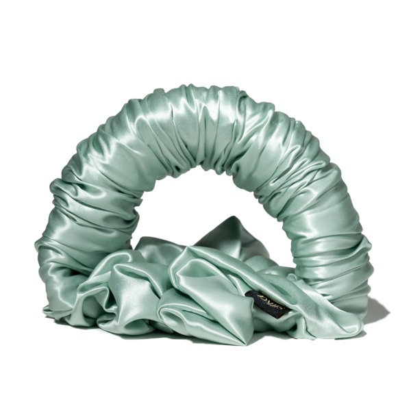 Ondulator fără căldură mătase tip elastic de păr verde mentă - Img 4