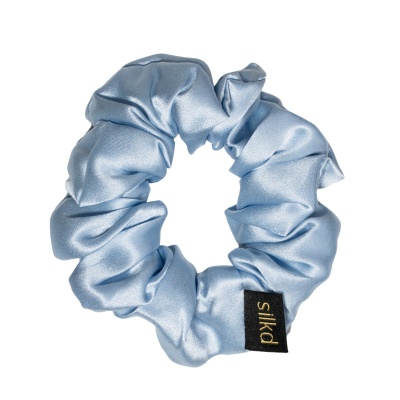 Elastic de păr mătase baby blue M