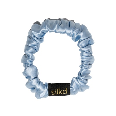 Elastic de păr mătase baby blue S
