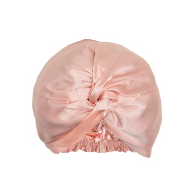 Turban mătase roz somon