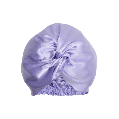 Turban mătase lila