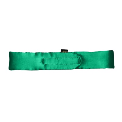 Bentită păr mătase verde smarald