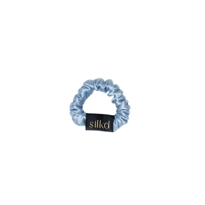 Elastic de păr mătase mini baby blue