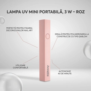 Lampa UV Mini Portabila Annette Nails, 3W