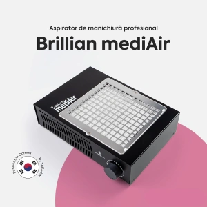 Aspirator Unghii Manichiura Brillian MEDIAIR Saeshin 60W 4600RPM – Black