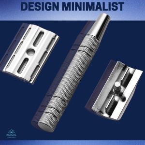 Aparat de ras clasic, safety razor, silver - Img 7