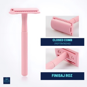 Aparat de ras safety razor, Luxury Pink - Img 2