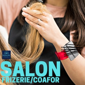 Bratara Magnetica din Silicon pentru frizerie, rosie - Img 9