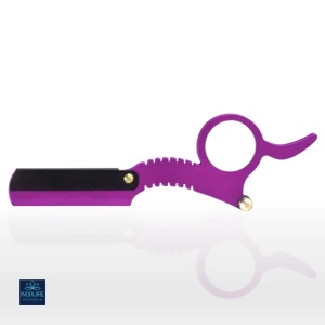 Brici cu lama interschimbabila, otel inoxidabil, Dragon purple