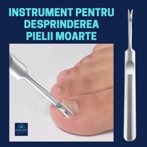 Cleste pedichiura albastru, pila si instrumente pentru unghii dure - Img 5