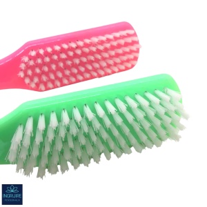 Perie dubla cu piatra ponce si maner din plastic - Img 3
