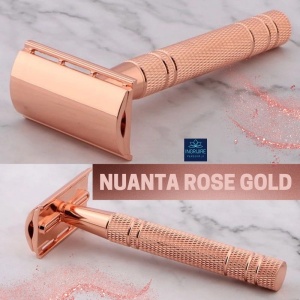 Aparat de ras clasic, safety razor, rose gold - Img 3