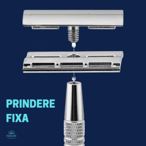 Aparat de ras clasic, safety razor, silver - Img 4