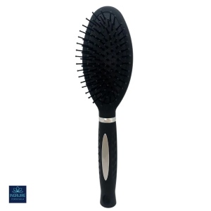 Perie de par alungita, BLACK, pentru coafor/frizerie