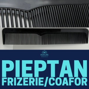 Pieptan pentru frizerie lat - BLACK - Img 2