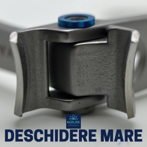 Unghiera pentru pedichiura cu deschidere mare - Otel inoxidabil - Matte Black - Img 2