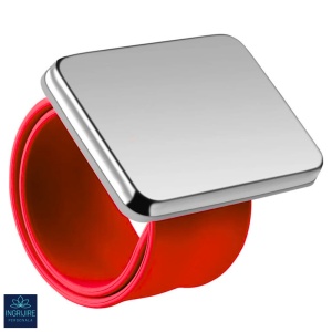 Bratara Magnetica din Silicon pentru frizerie, rosie