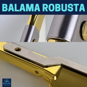 Brici cu lama interschimbabila, maner din lemn, Black&Gold - Img 9