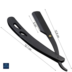 Brici cu lama interschimbabila, otel inoxidabil, Matte Black - Img 8