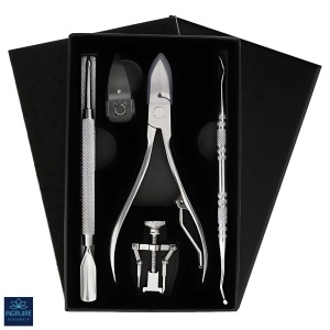 Cleste pedichiura silver, pila si instrumente pentru unghii dure