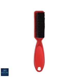 Perie mini pentru curatarea parului / barba - red