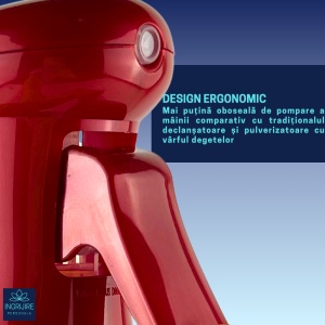 Pulverizator frizerie, long press red, 200 ml - Img 6