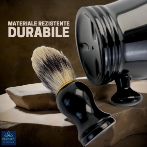 Set, bol si pamatuf pentru barbierit, negru - Img 4