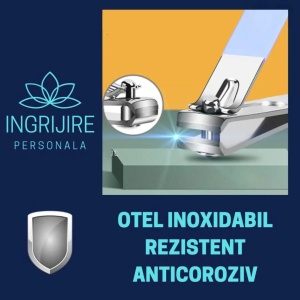 Trusa manichiura profesionala 16 piese, otel inoxidabil -LAGOON - Img 3