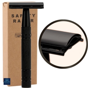 Aparat de ras clasic, safety razor, matte black