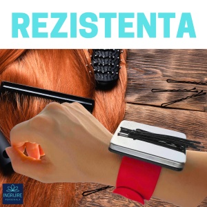 Bratara Magnetica din Silicon pentru frizerie, rosie - Img 10
