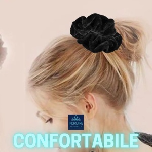 Elastic de par - scrunchie black - Img 2