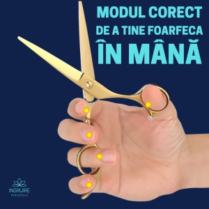 Foarfeca de tuns 6''- Gold - Img 6
