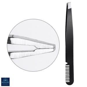 Penseta multifunctionala cu pieptan pentru cosmetizarea sprancenelor - Img 4