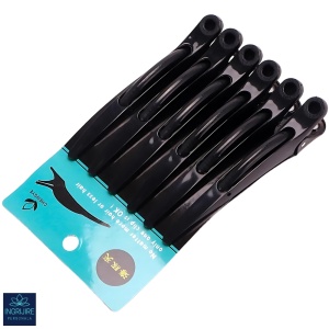 Set de 3 clame de par pentru coafura, Negru