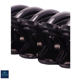 Set de 6 clame de par pentru coafura, Negru - Img 3