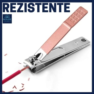 Trusa manichiura 4 piese, otel inoxidabil, Flamingo pink - Img 6