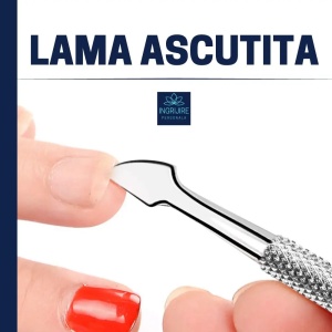 Instrument pentru impingere cuticule si curatare, cu doua capete varf drept/inclinat - Img 6