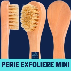 Perie de baie din lemn mini , peri artificiali - Img 3